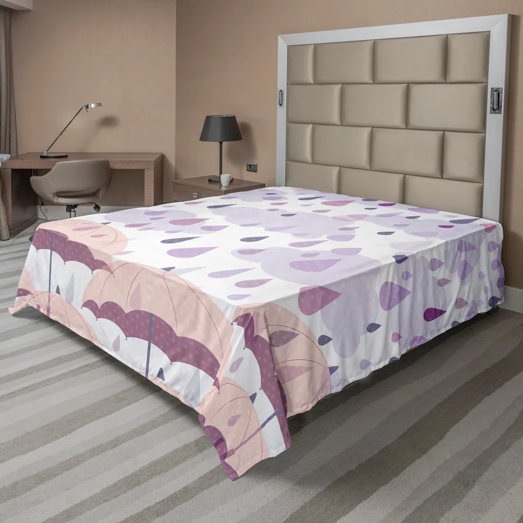 Lenzuolo ABAKUHAUS Autunm 275x260 cm | Design Astratto Viola Rosa