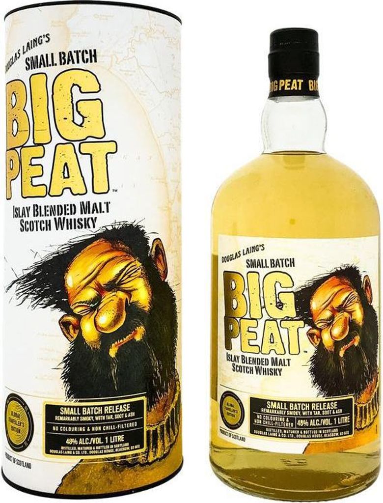 Big Peat Small Batch Travellers Edition + Box 1000ml 48% Vol.