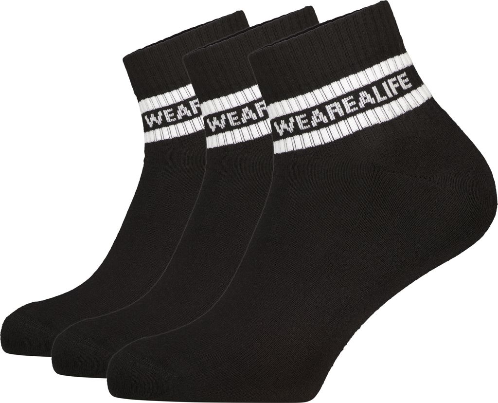 alife and kickin 3 PACK - EnnyAK Ankle Crew Socks Herren Sneakersocken, Socken