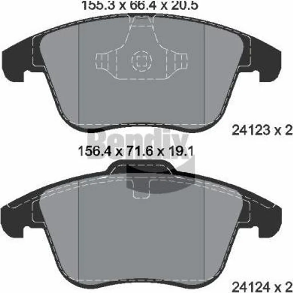 Plaquettes frein BENDIX haute performance pour XC70 S60 Galaxy S-Max