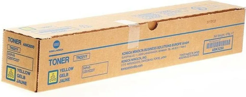 Konica Minolta TN-221Y - Giallo - Ricarica toner - 4