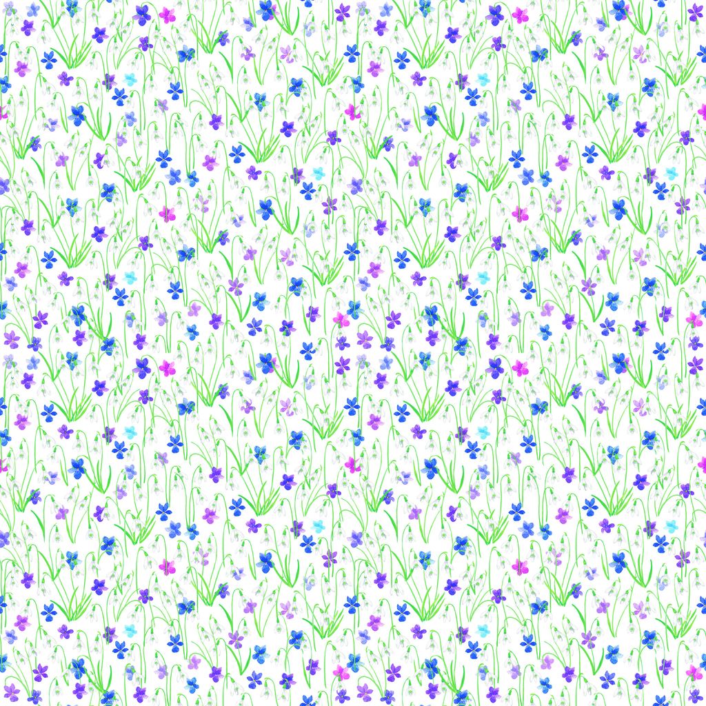 Airlaid Tischdecke Nelia, 80 x 80 cm, 20 Stück - Mank - Mitteldecke Floral Streublumen