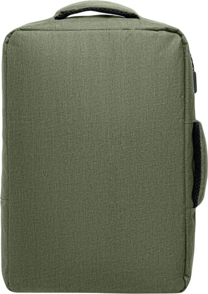 Zaino MidOcean Laugar MO730 Verde Crema: Stile Urban e Sostenibile