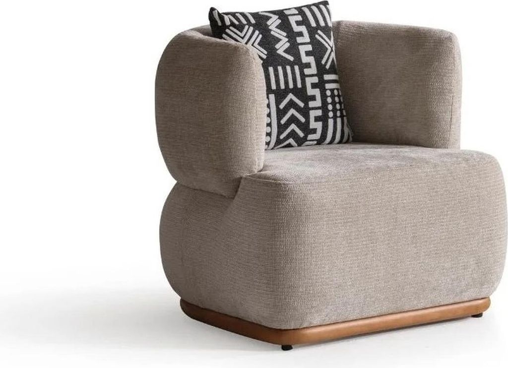 Bequemer Sessel mit ergonomischer Form – Ideal für langen Komfort.