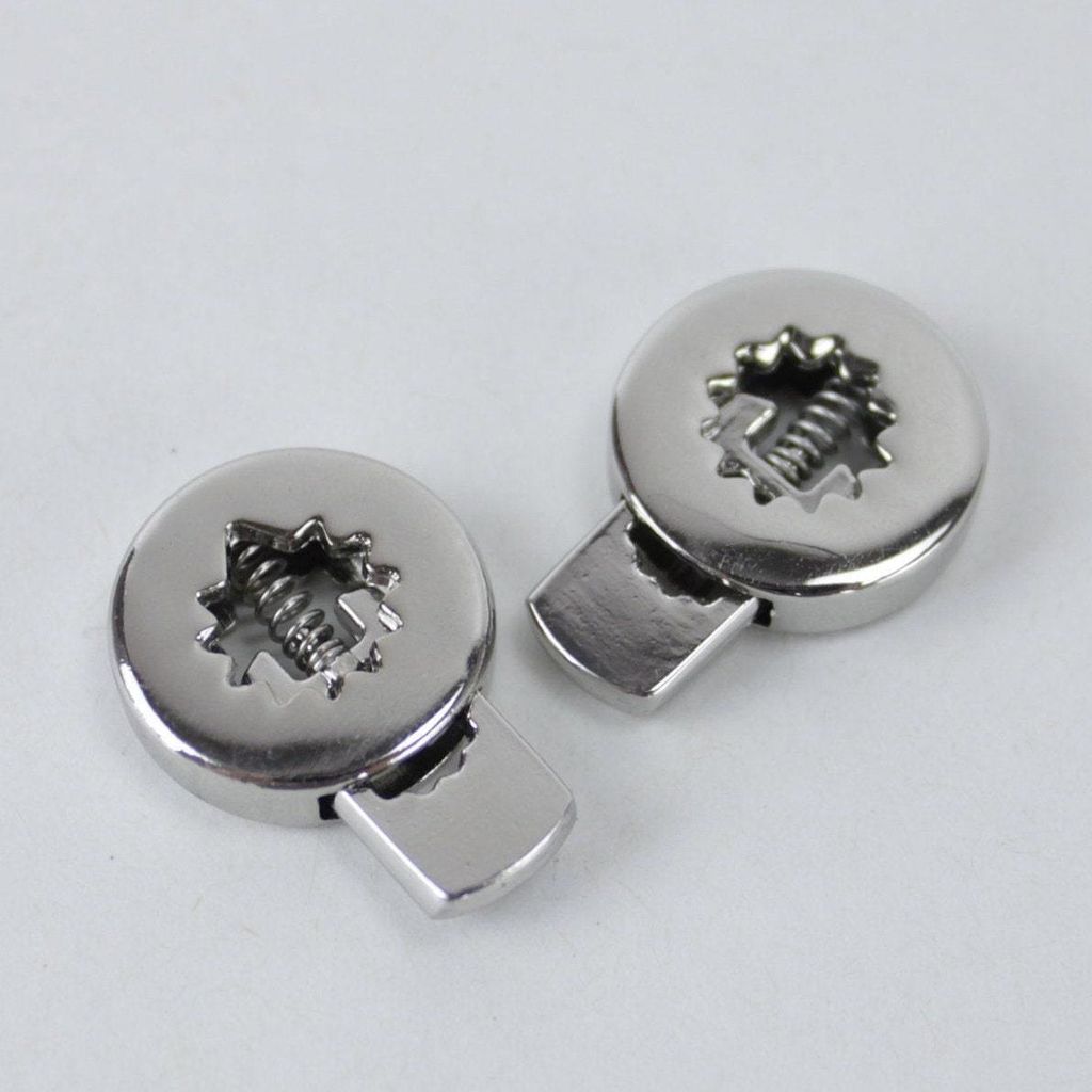 Prym, Cord stopper, round, silver, 2 pcs. Produktbild 