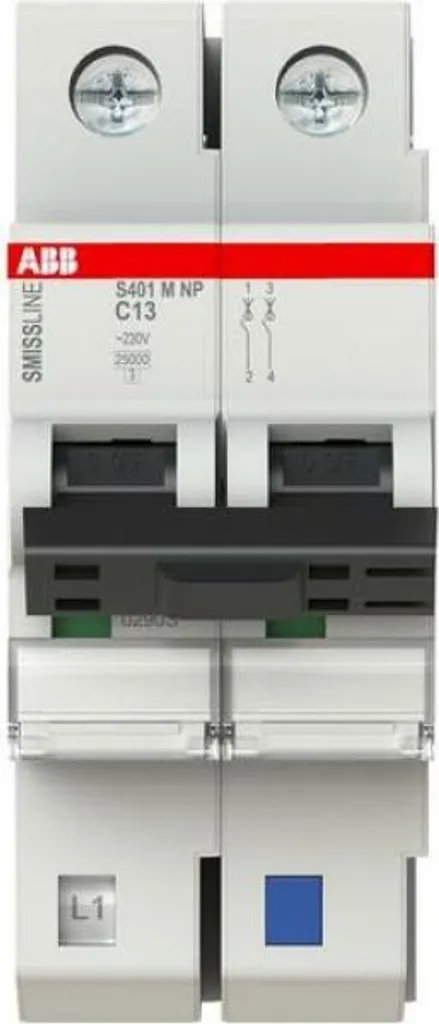 Disjoncteur 13A ABB S401M-C13Np pour sécuriser vos circuits électriques