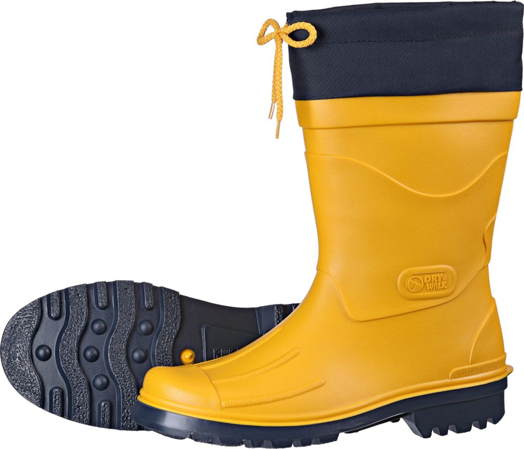 Bockstiegel Gummistiefel Herren Nils, Gelb/Dunkelblau