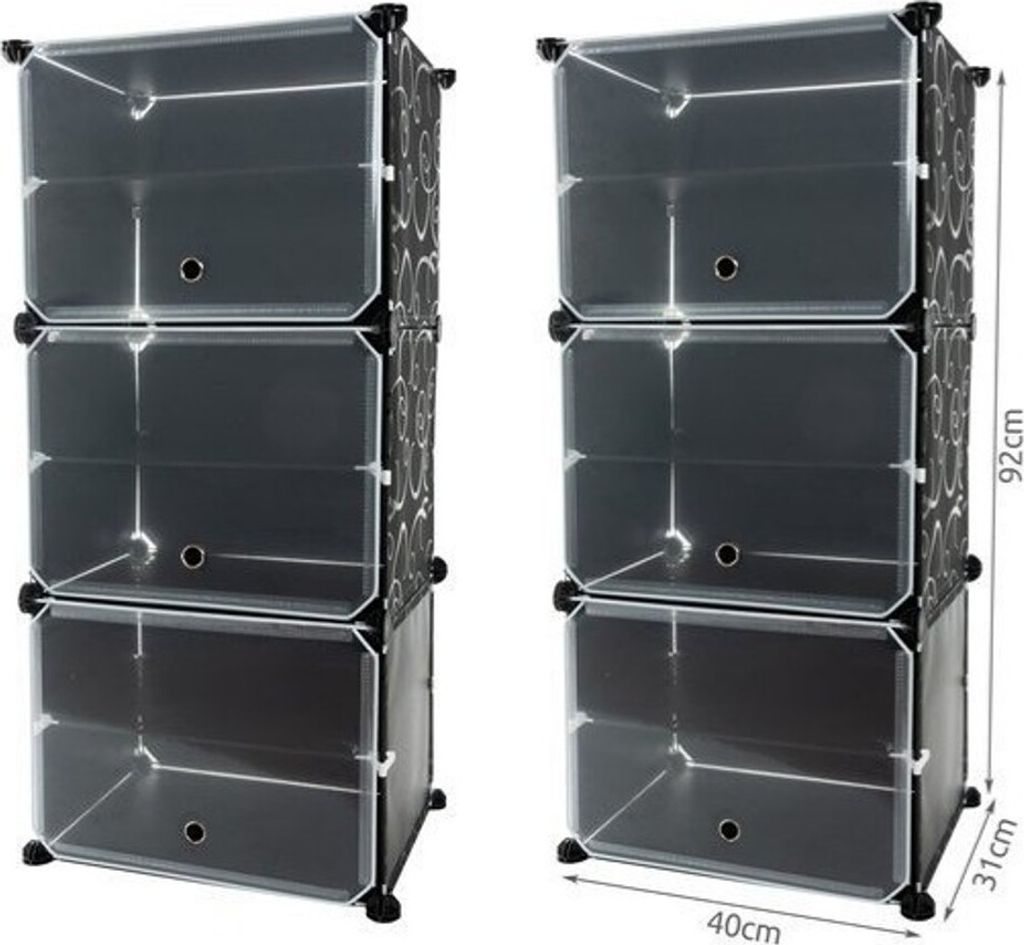 Modulares Schuhregal - 6 Ebenen Produktbild 