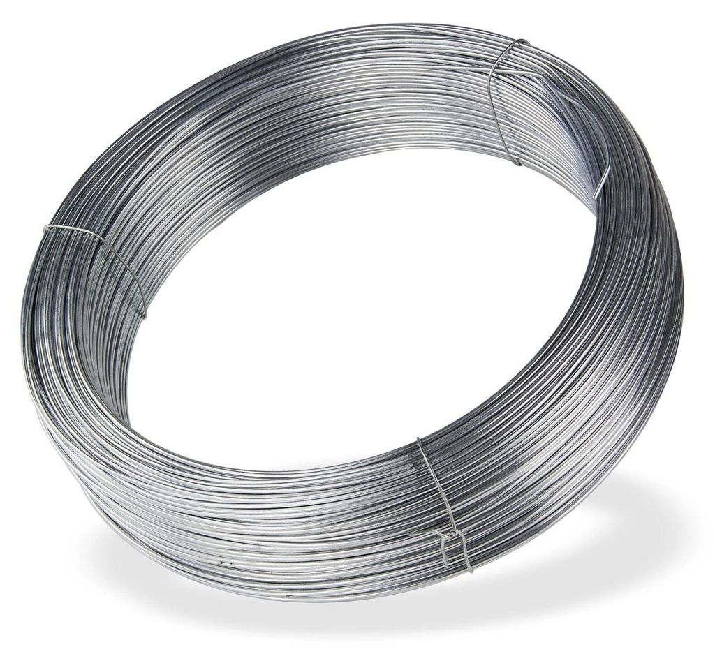 Draht Zaundraht Bindedraht verzinkt Basteldraht Verzinkt Spanndraht Wickeldraht Zaun Drahtspinne Drahtspule Gartendraht Zaun-bindedraht Maschendraht 921807 31311 4031765313117