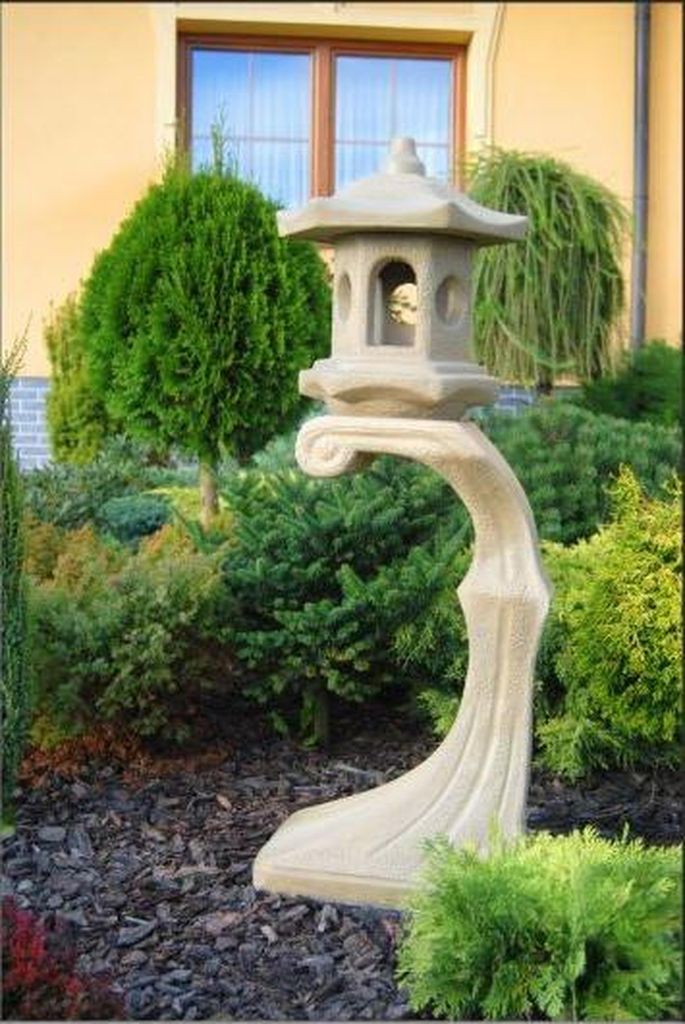 Lampe Außenleuchte Garten Terrassen Stein Skulptur Figur Leuchte Beleuchtung Neu