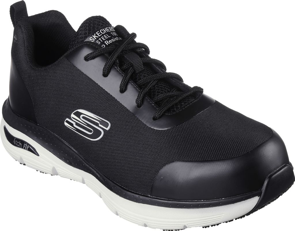Skechers Work ARCH FIT SR-RINGSTAP Schwarz/Weiß