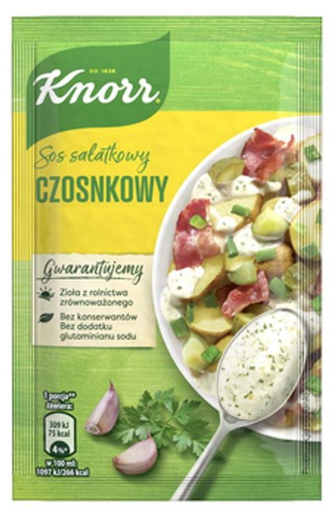 Knorr Sos Sałatkowy Czosnkowy - Mieszanka Przypraw do Zdjęcie produktu 