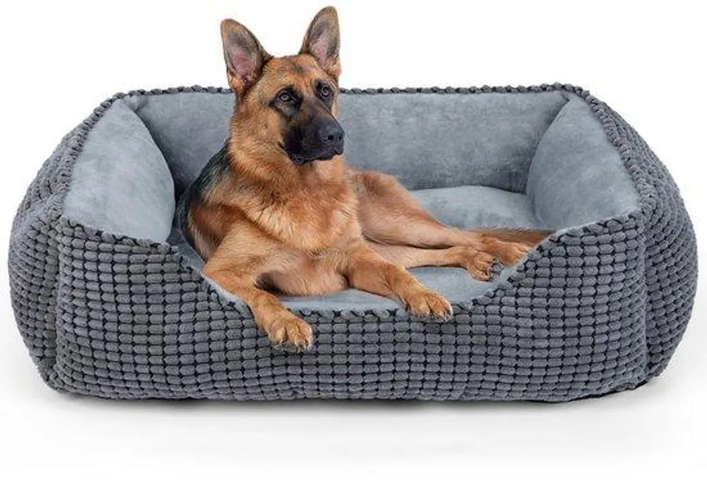 Lit pour chien XXL lavable contre les odeurs - Panier moelleux 106x80