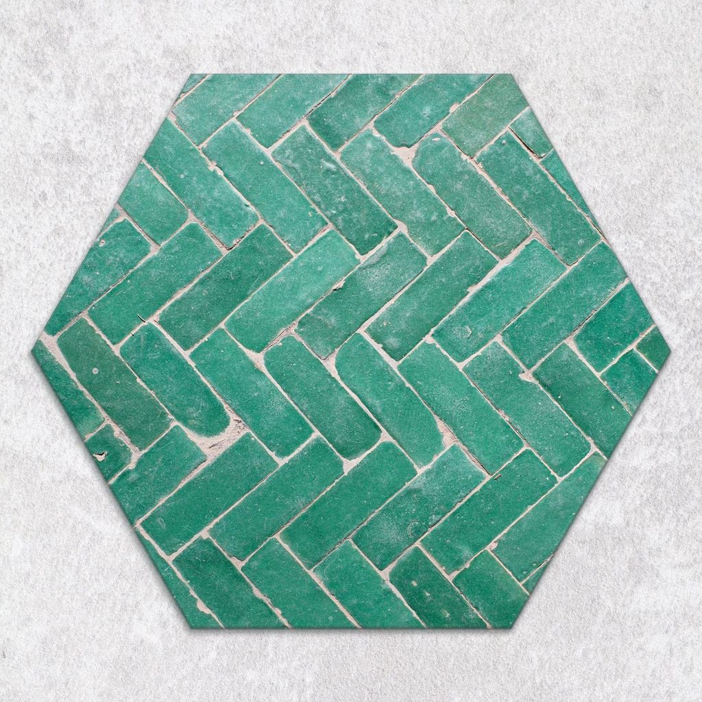 Glas-Herdabdeckplatten Glaskeramikkochfeld-Abdeckung Spritzschutz Glas hexagon 40 cm Mosaikfliesen