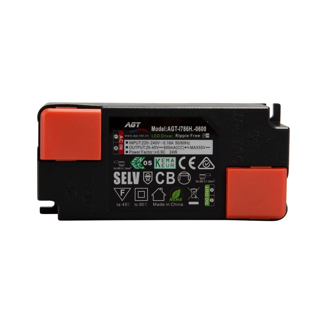 LED Konstantstromquelle 15 bis 23W 600mA 25-40V DC flicker Produktbild 
