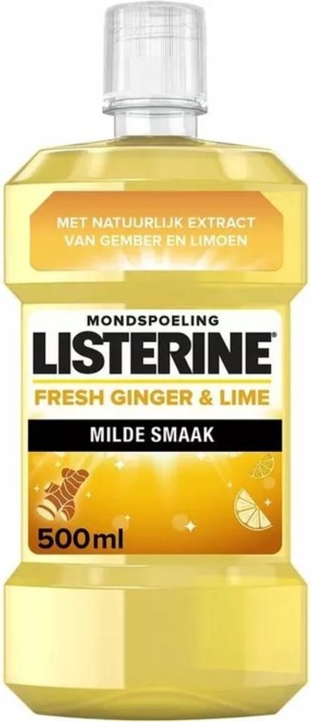 Listerine - Mundwasser - Frischer Ingwer & Limette - 500 ml - 1 Stück