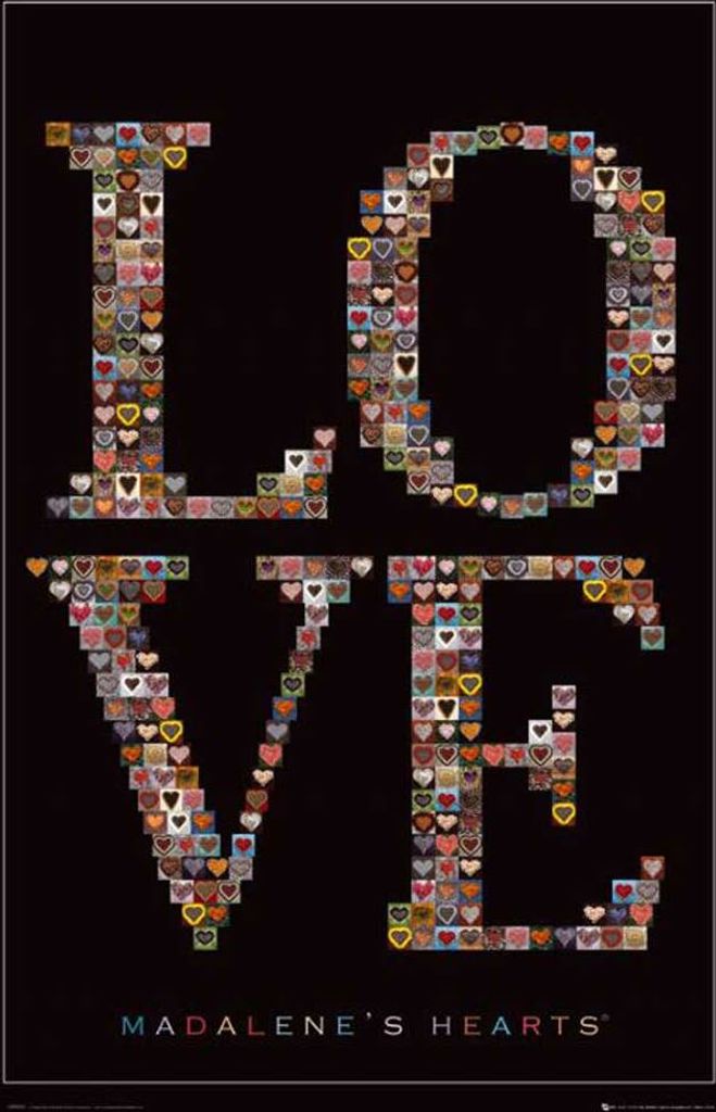 Madalenes Hearts - Poster - Love