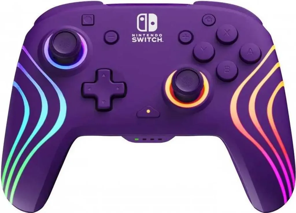 Manette Switch sans fil PDP Afterglow Wave Blanche avec Boutons Mappables - 16
