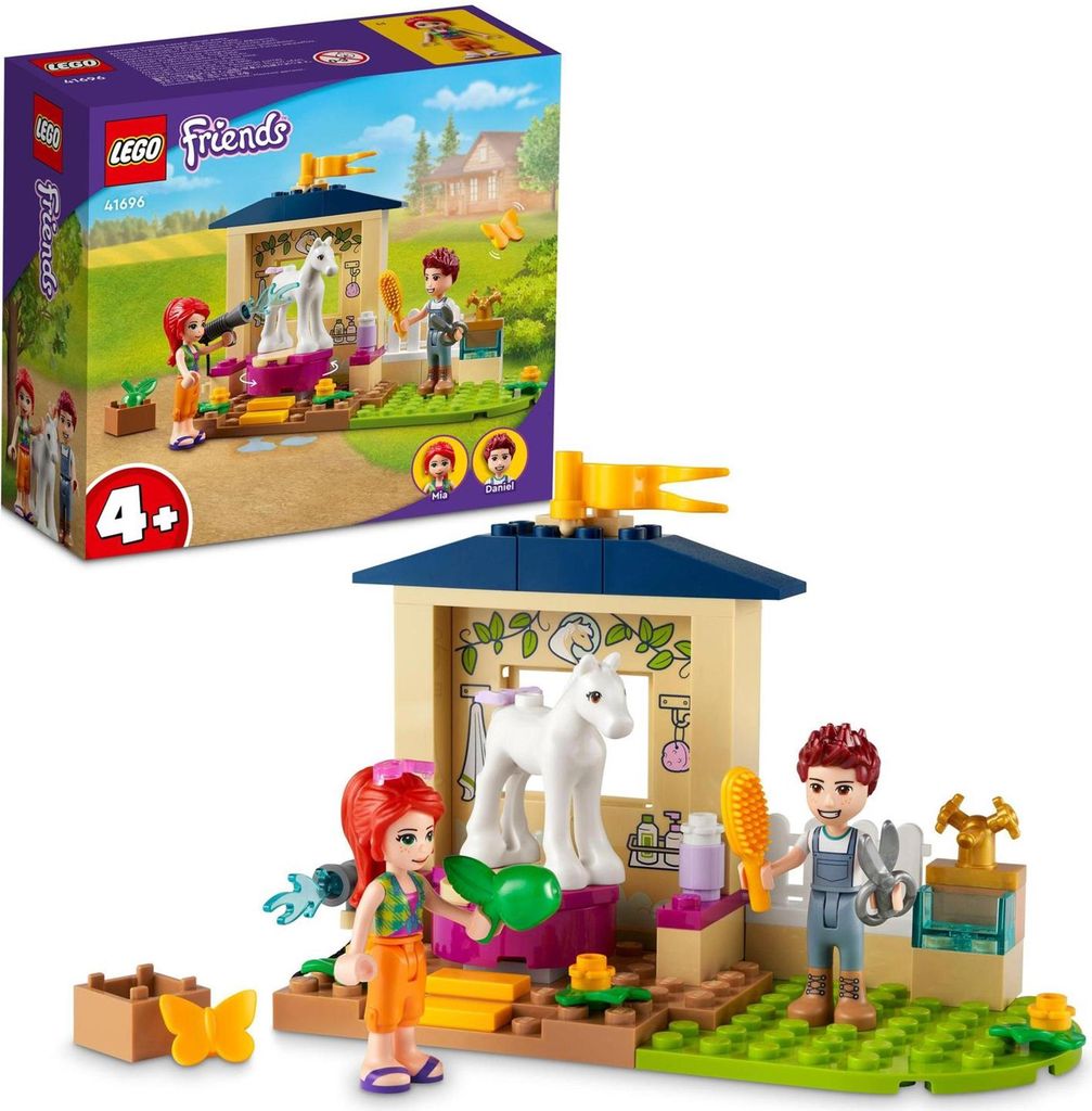 LEGO® Friends 41696 Pulire il pony nella stalla Immagine del prodotto 