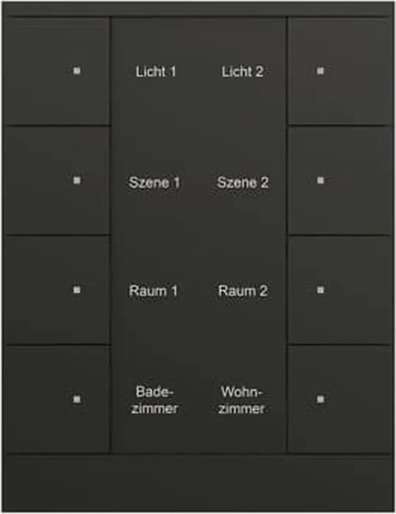 Capteur de commande 8 touches KNX Busch-Jaeger SB/U8.0.11-885 noir
