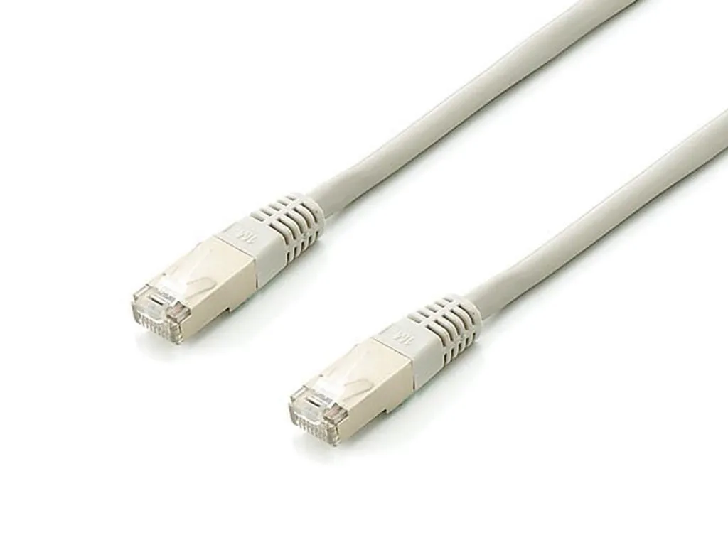Set 10 Patch Cord Equip Cat6A 0.5m S/FTP LSZH Grigio - Professionale