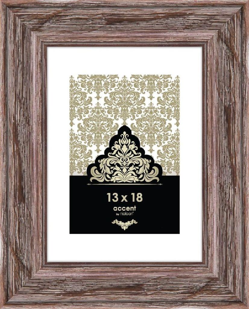 Cornice Nielsen in legno, stile rustico, color marrone, Immagine del prodotto 