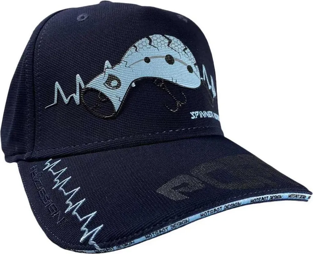 Casquette de Pêche Snapback Bleu Hotspot Design Cap Popper Ajustable - 11