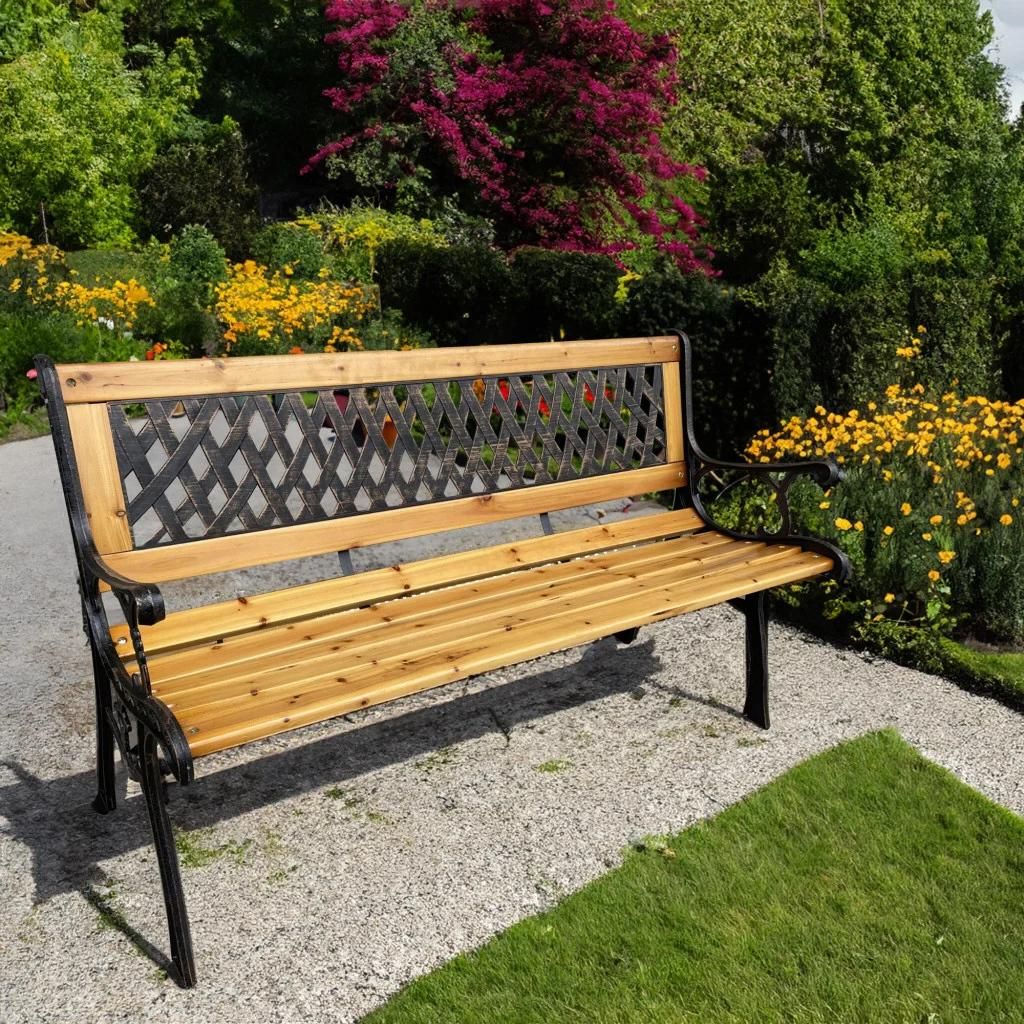 Gartenbank AMERI - schwarz/braun