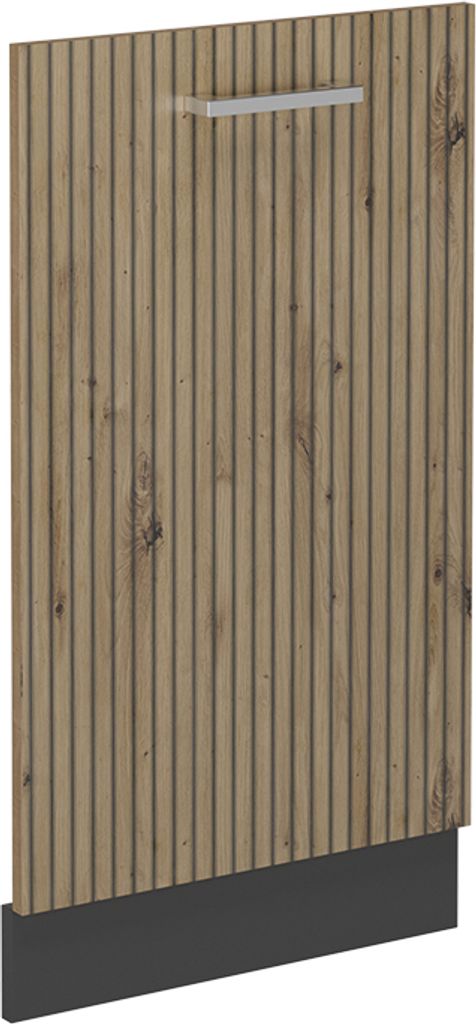 Vicco Geschirrspülblende R-Line, 45 cm ohne Arbeitsplatte, Artisan-Eiche/Anthrazit