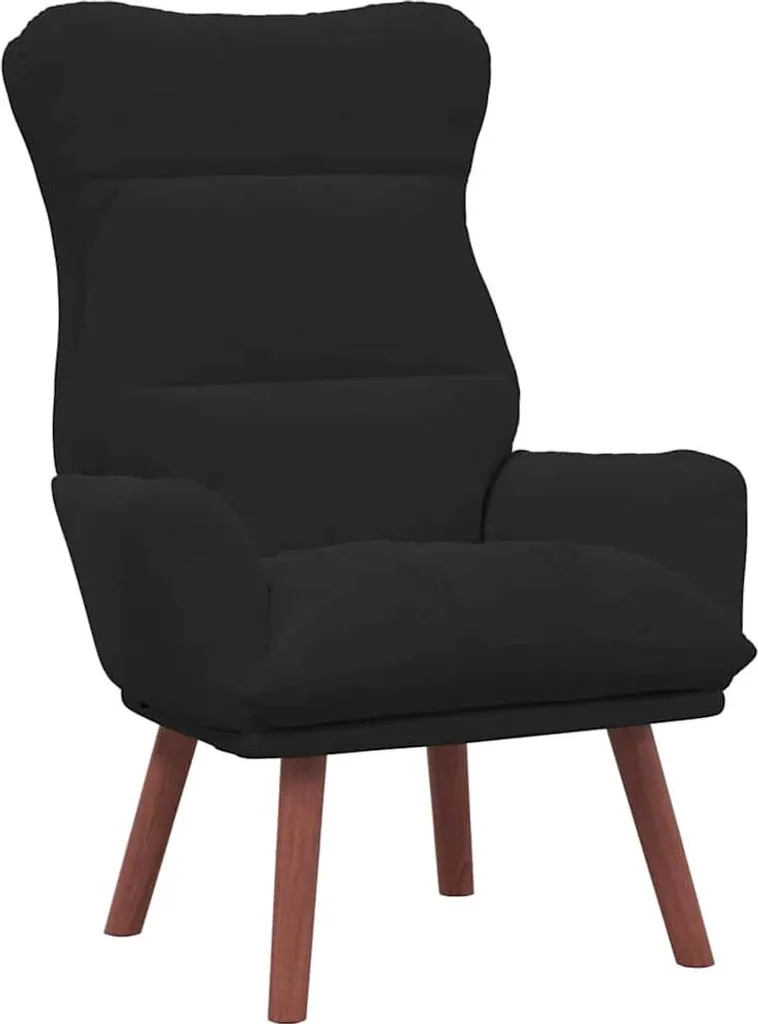 Poltrona vidaXL in Velluto Nero 69x74x93 cm | Comfort ed Eleganza