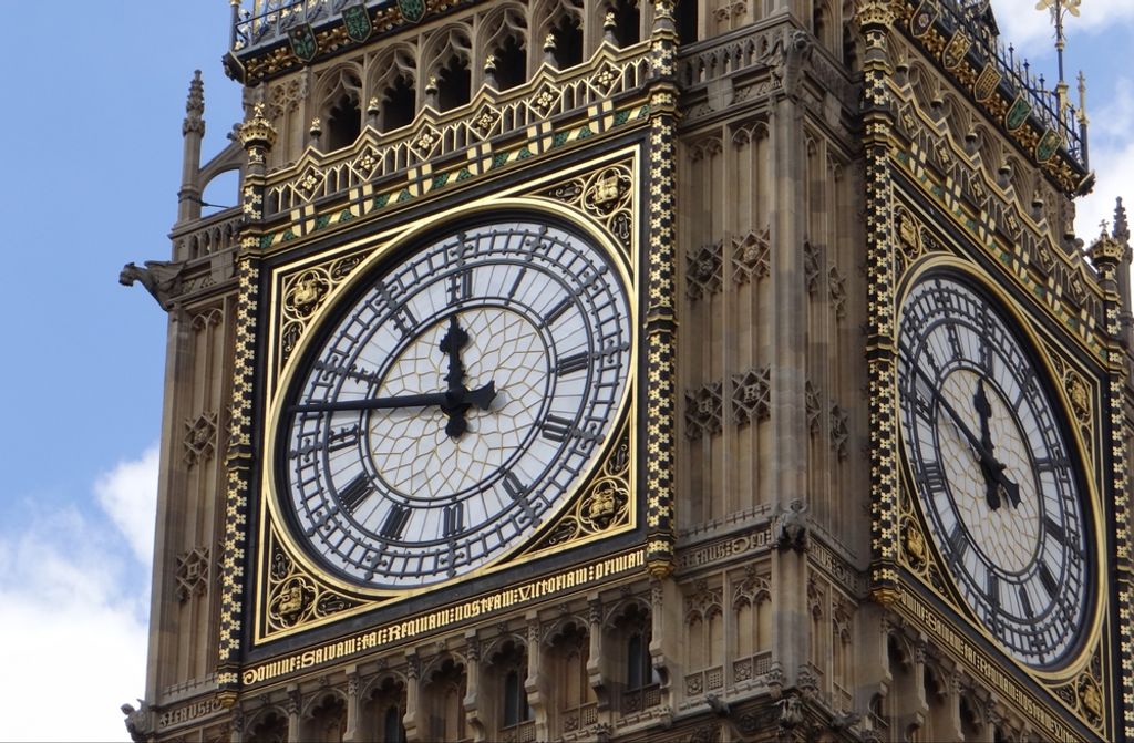 hansepuzzle 65415 - Big Ben Puzzle, 500 Teile, Hintergründe, 46,0 x 30,0cm mit hochwertiger Aufbewahrung, Kartonbox und wiederverschließbarem Beutel