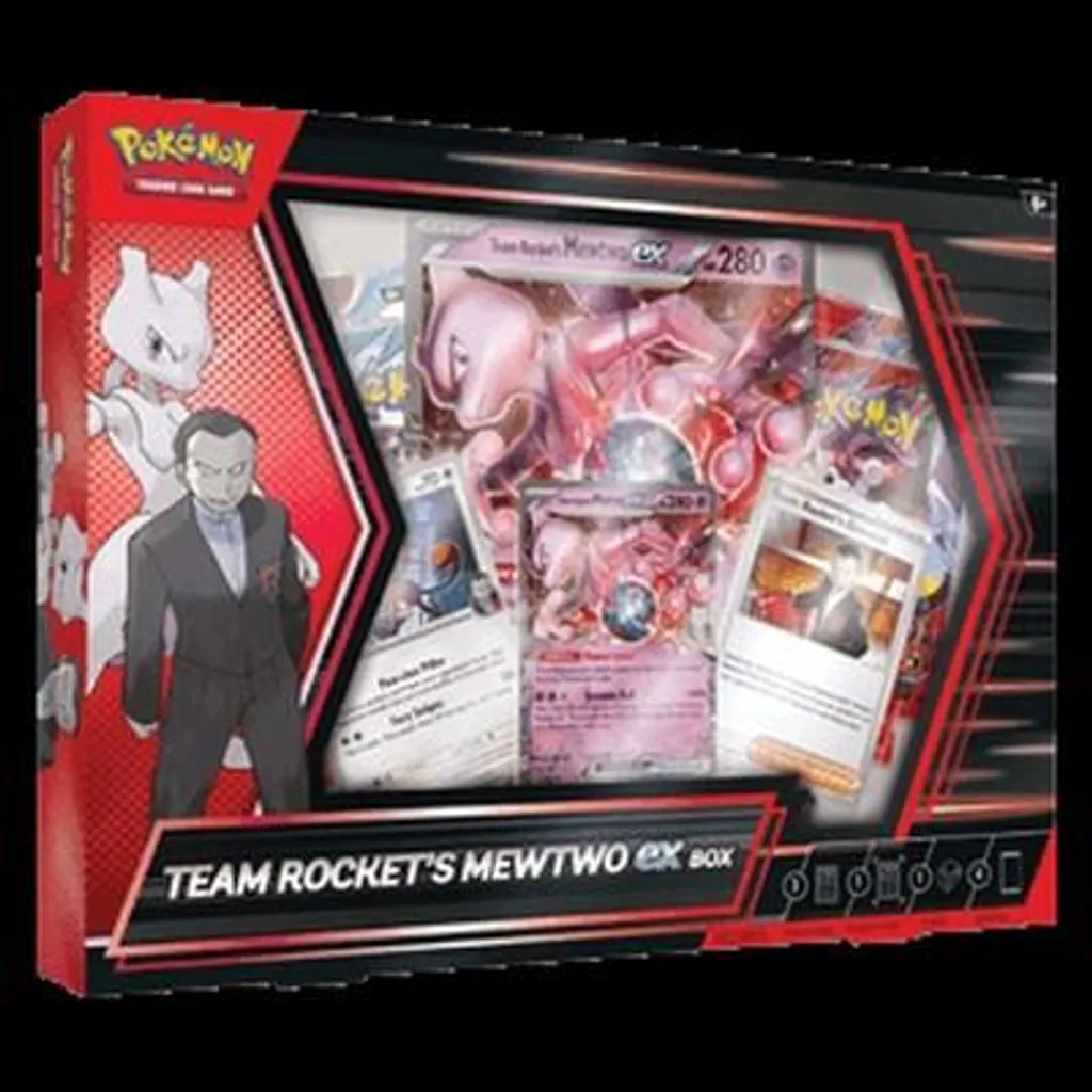 Mewtwo ex Box Team Rocket : coffret de collection avec carte promo rare