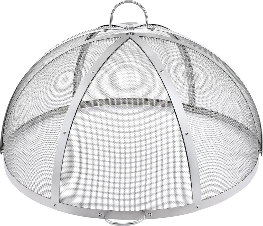 Caminetto 40" con Parascintille e Coperchio Acciaio Inox Professionale - 9