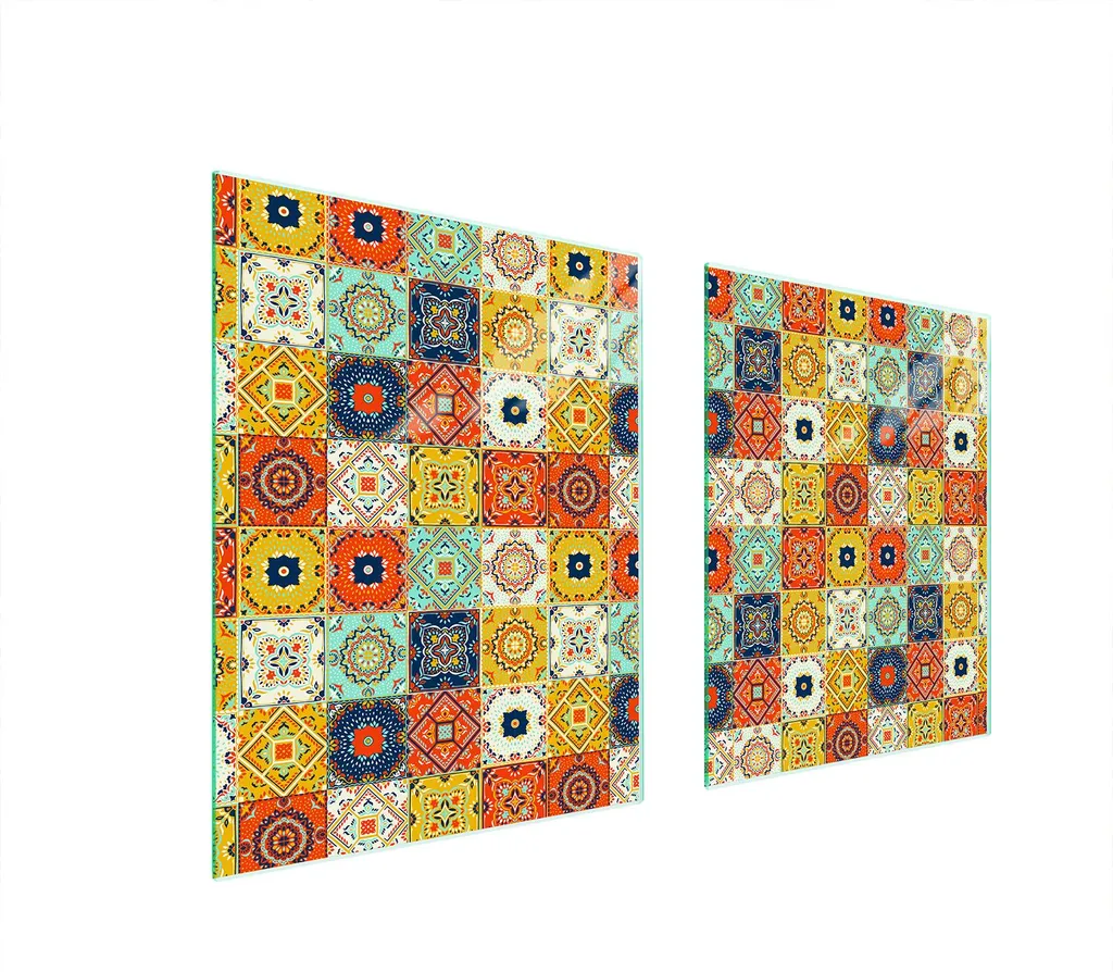 Copripiano Cottura Vetro 85x52 Mosaico | Protezione Design per Cucina