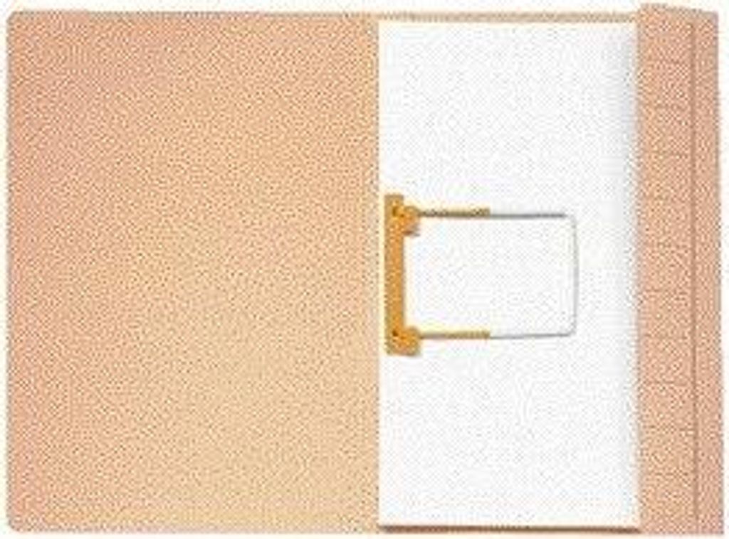 Jalema – Klemmmappe A4, 100 % recycelter Karton, 250 g, beige, verpackt zu 10 Stück