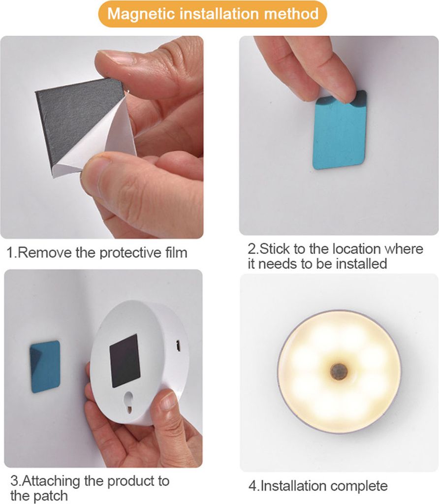 Sross Wandleuchte LED Nachtlicht,mit Bewegungsmelder, LED Produktbild 6
