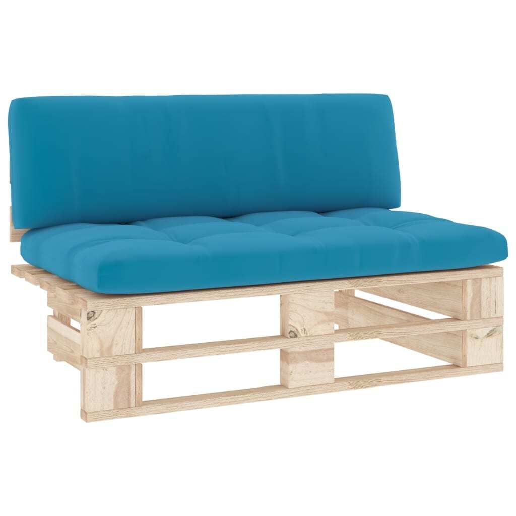 Outdoor-Mittelsofa Paletten Imprägniertes Kiefernholz Produktbild 