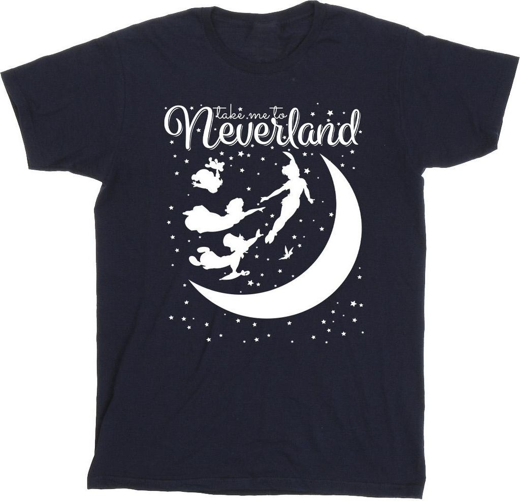 Disney - "Take Me To Neverland" T-Shirt für Jungen BI32099 (128) (Marineblau)