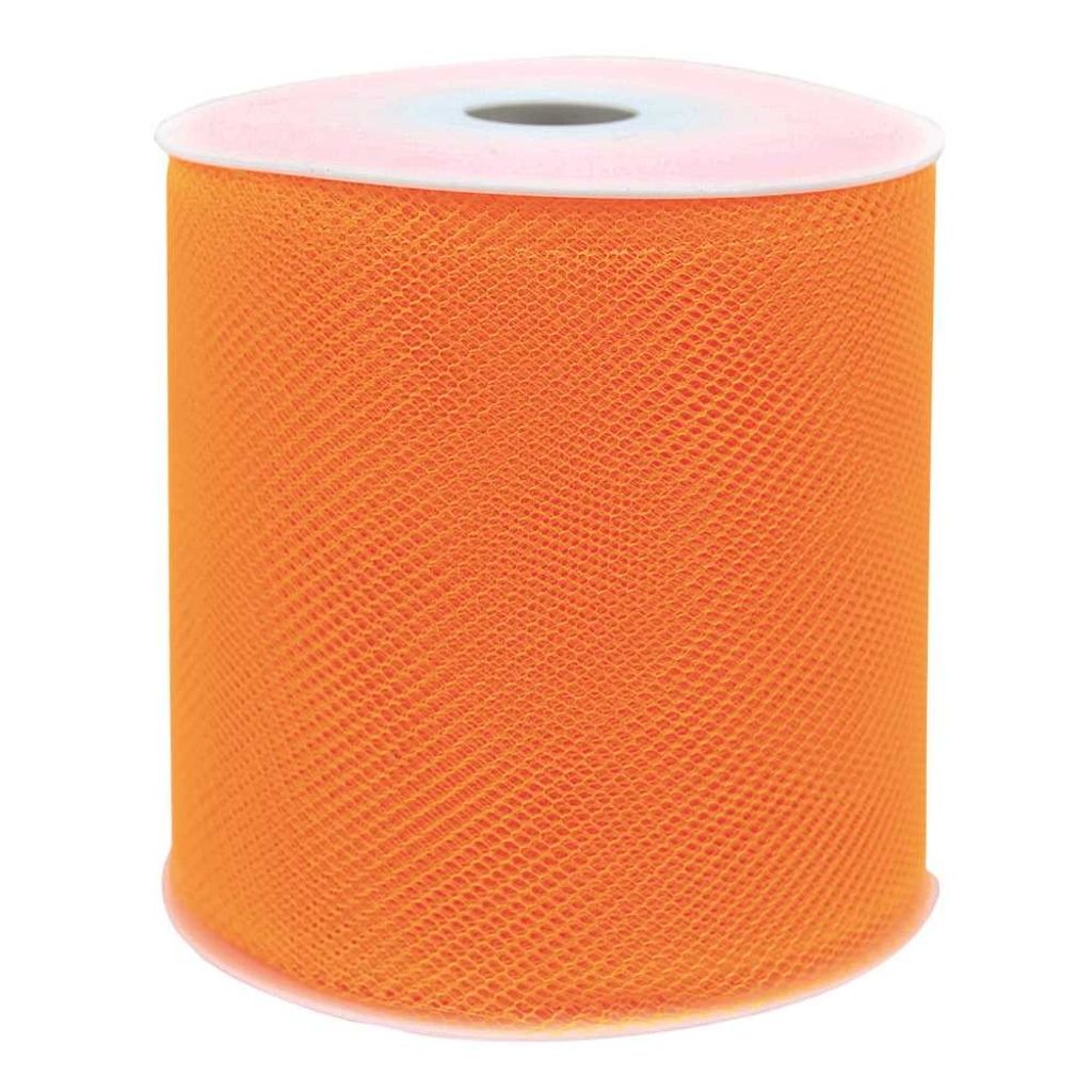 TÜLL- Band GOLDINA 10cm/50m ORANGE