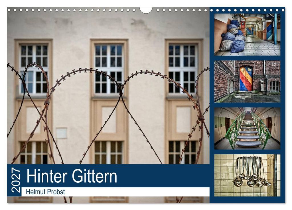 Hinter Gittern (Wandkalender 2027 DIN A3 quer), CALVENDO Monatskalender