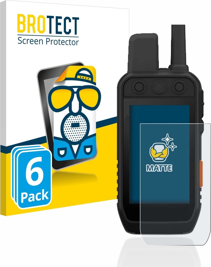 6x BROTECT Schutzfolie für Garmin Alpha 200 / 200i / 300 / 300i K Displayschutz Displayschutzfolie Folie Matt Entspiegelungsfolie