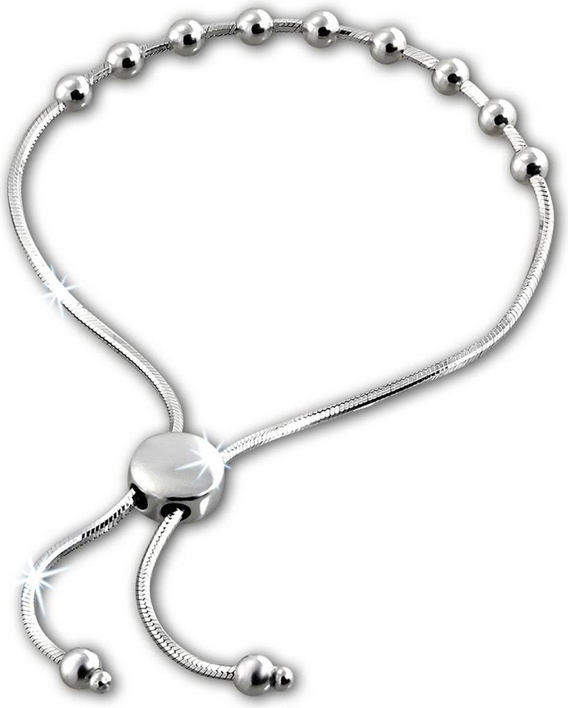 SilberDream Armband Damen Kugelkette ECHT 925 Silber 22cm Armschmuck D2SDA7002J