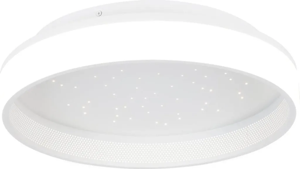 Plafonnier LED 4900 lumens Italux Martis blanc 40 cm haute puissance