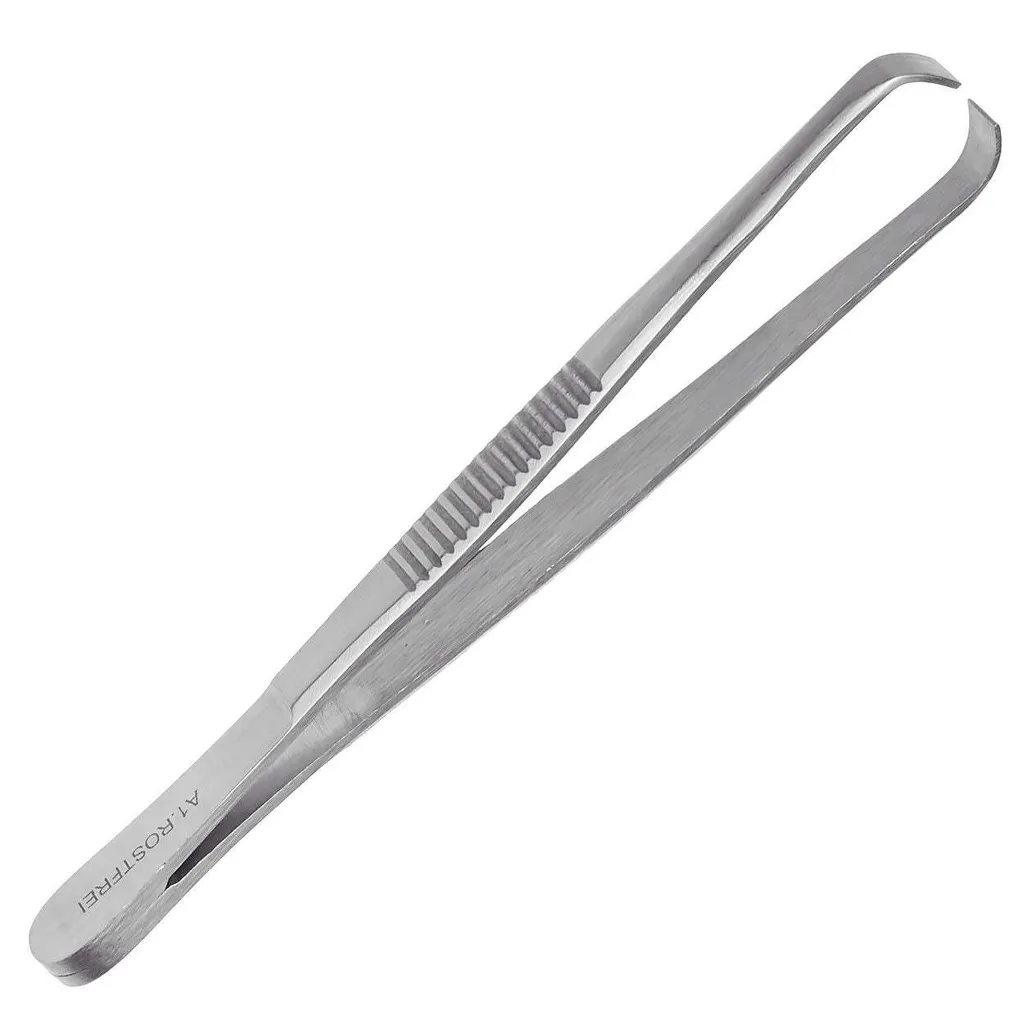 Pinzetta per Zecche Professionale in Acciaio Inox per Cani e Gatti