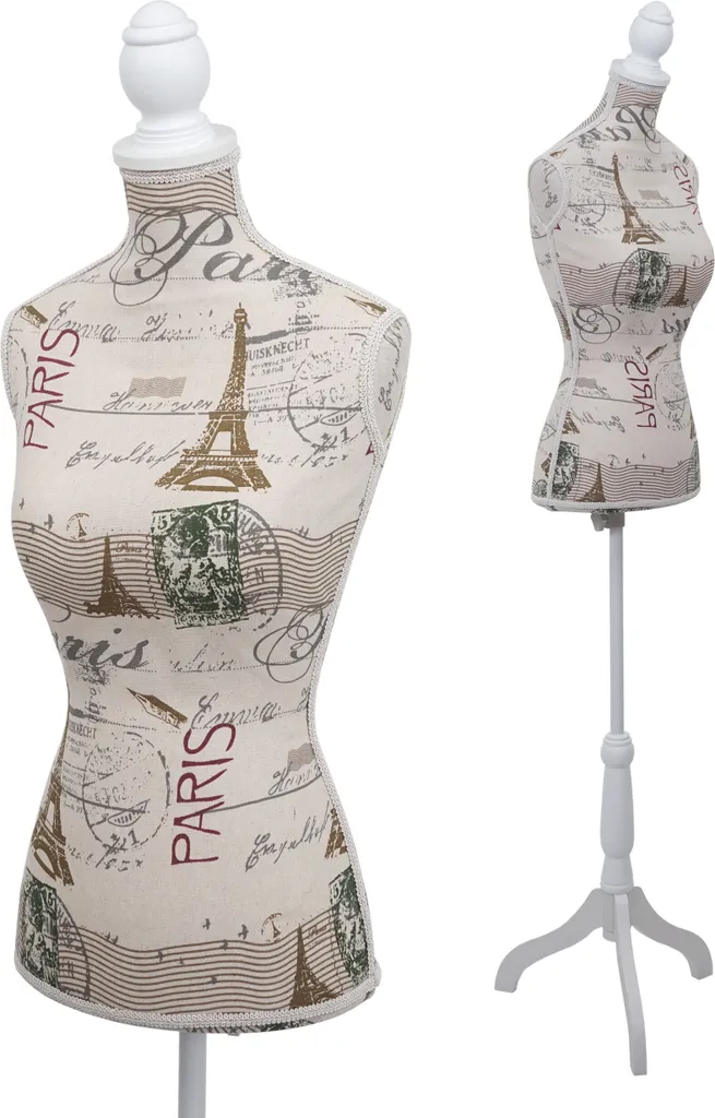 Buste Mannequin Femme T220 pour Couture et Création Mode Style Paris