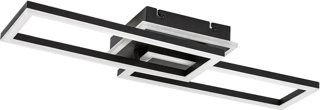 Éclairage Plafonnier LED Noir 30W Idéal pour Bureau et Grande Chambre
