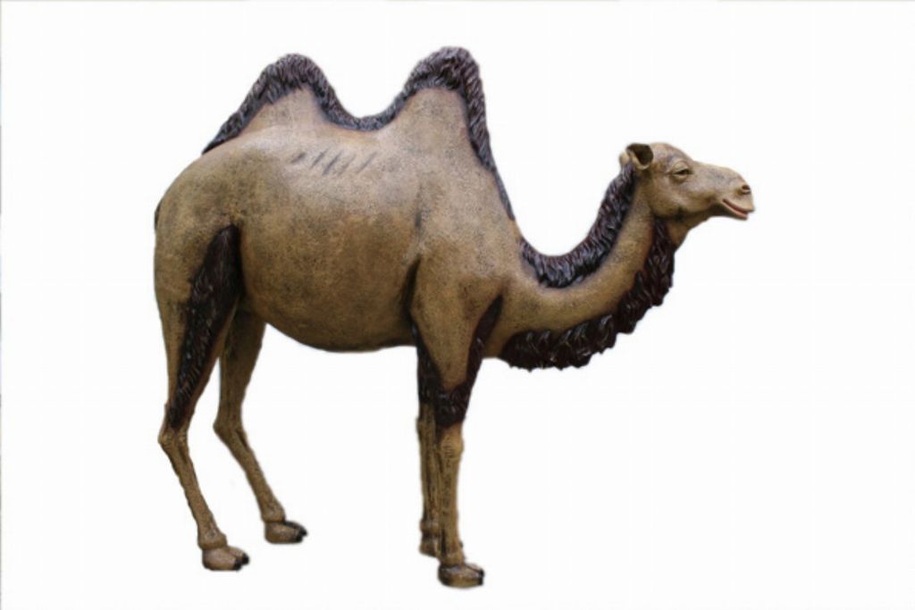 Kamel 210cm hoch Dekorationsfigur/Werbefigur - GFK - lebensgroß - für draußen