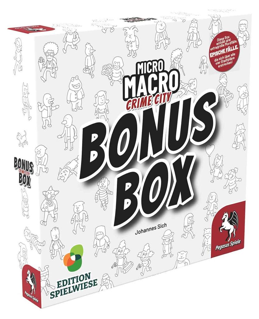 Pegasus Spiele MicroMacro: Crime City - Bonus Box (Edition Spielwiese)