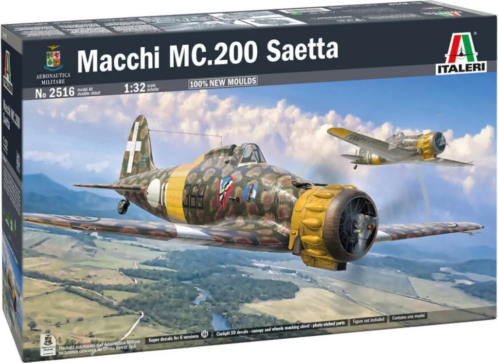 Maquette Avion Macchi MC.200 Saetta 1/32 - Kit de Modélisme Historique