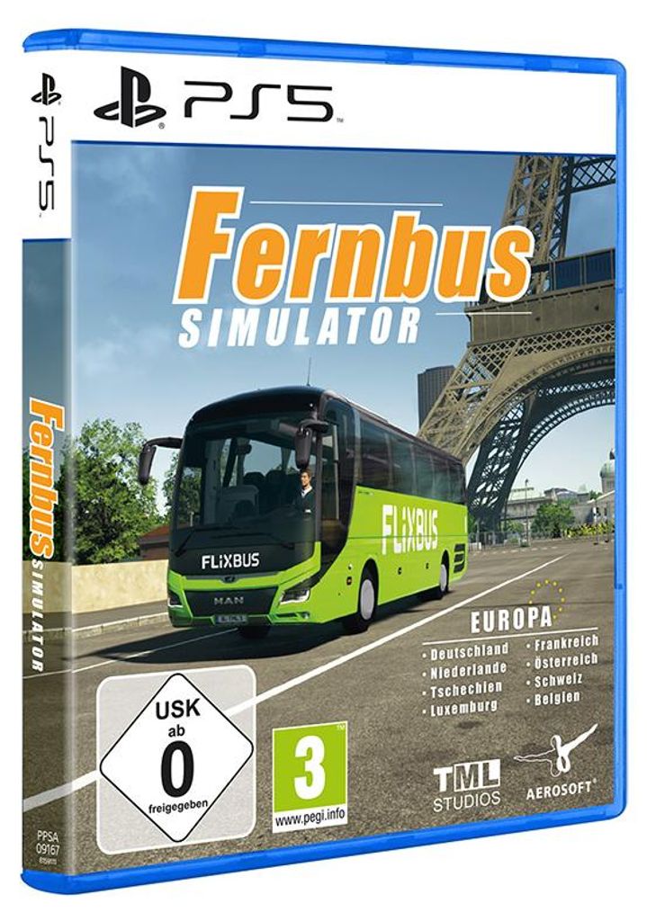 Aerosoft Fernbus Simulator – PlayStation 5  – Realistische Produktbild 